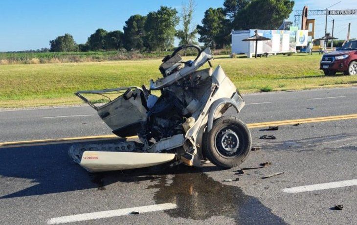 La Pampa: un auto partió al medio a otro y dejó un saldo de seis heridos de gravedad