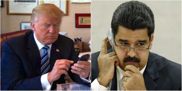 Donald Trump y Nicolás Maduro