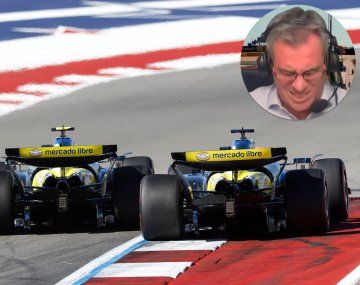 La eufórica reacción de Puente al sobrepaso de Colapinto a Gasly en Austin