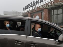 El equipo de la OMS en el Instituto de Virología de Wuhan