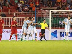 en su primer amistoso, la seleccion sub 20 goleo a vietnam en su primer amistoso, la seleccion sub 20 goleo a vietnam