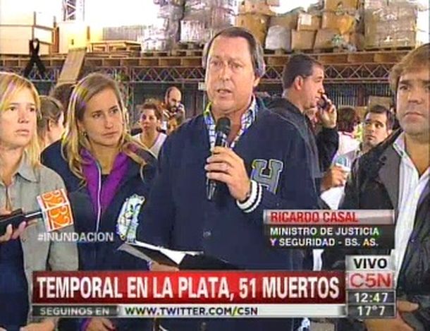 Casal criticó que difundan una lista de muertos no chequeada