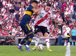 Merentiel encendió el Superclásico con un caño a Moreno y enloqueció a los hinchas de Boca