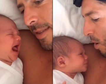 La solución mágica de un papá para tranquilizar a su hijo