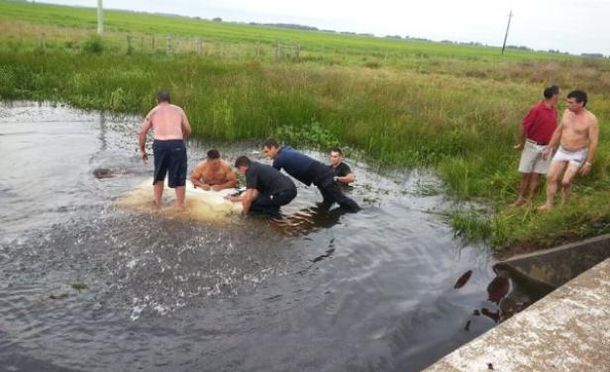 Tragedia en la costa uruguaya: cuatro muertos al caer camioneta a un arroyo