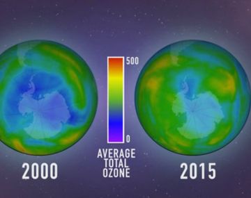 Se achicó el agujero en la capa de ozono