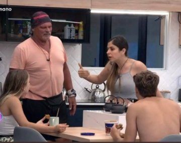Fuerte pelea entre Coti y Romina en Gran Hermano