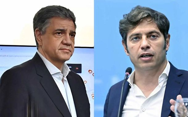 Jorge Macri y Axel Kicillof.