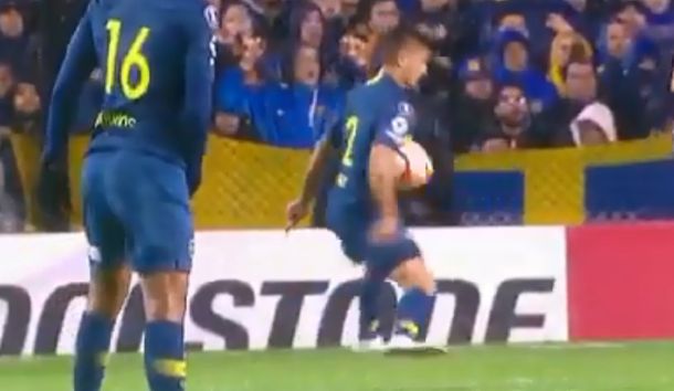 Boca y una ayudita en la Copa: la mano de Goltz previa al gol de Wanchope