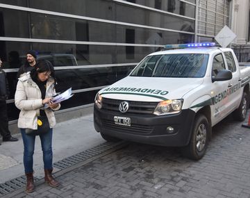 Operativo de Gendarmería en la Capital Federal. Foto archivo.