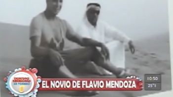 la primera foto de flavio mendoza y su novio jeque arabe
