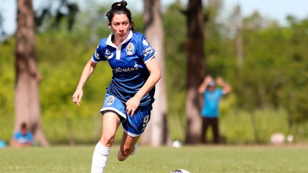 Florencia Sánchez es jugadora del equipo de fútbol femenino de Gimnasia y Esgrima La Plata