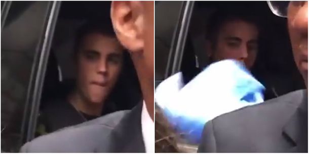 El desprecio de Justin Bieber por Argentina: le dieron una Bandera y la tiró