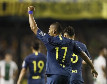 Wanchope Ábila marcó el 1 a 0 para el Xeneize