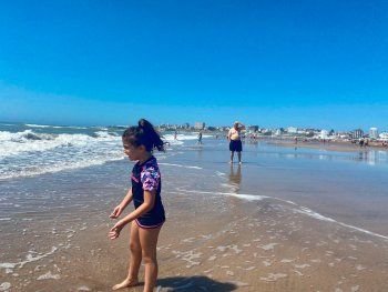 Así fue el comienzo de la temporada en el primer día del 2022 en la playa de Mardel