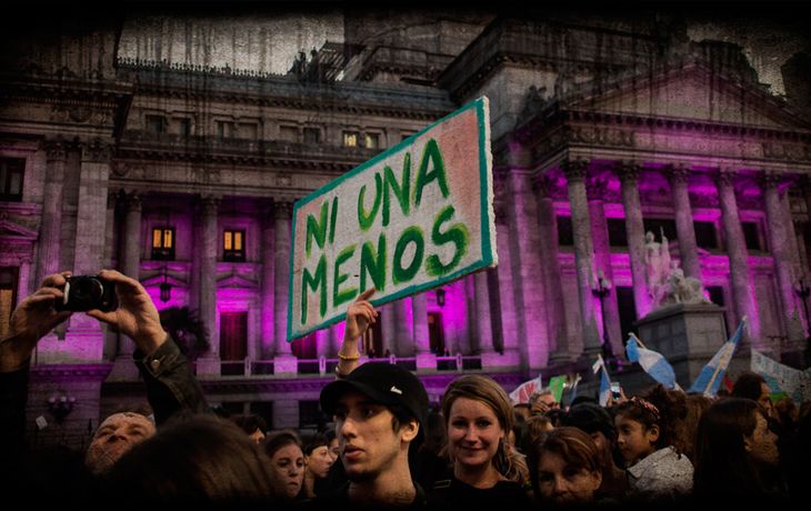 #NiUnaMenos, la primera marcha se realizó el 3 de junio del 2015.