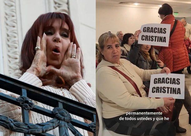 El mensaje de Cristina Kirchner en un encuentro de jubilados del PJ: Organización y amor