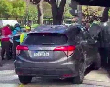 Una persona resultó herida en un triple choque en el que una camioneta se incrustó en un bar de la 9 de Julio