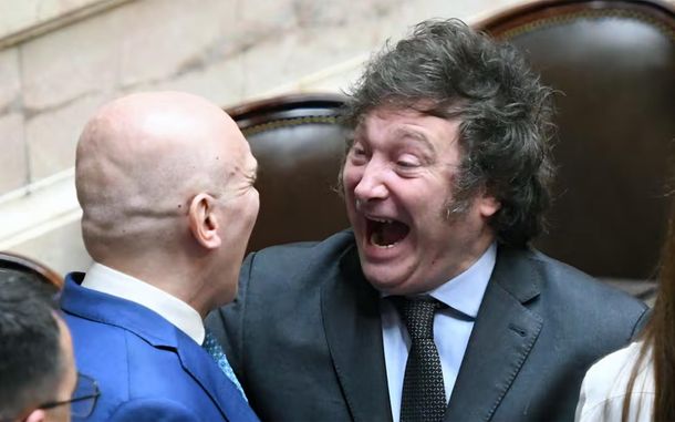 José Luis Espert y Javier Milei.