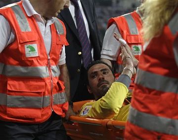 La terrible caída del arquero del seleccionado de Israel