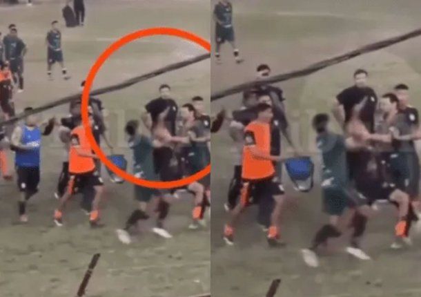Violencia en el fútbol regional: un jugador sacó un cuchillo y quiso agredir a un rival