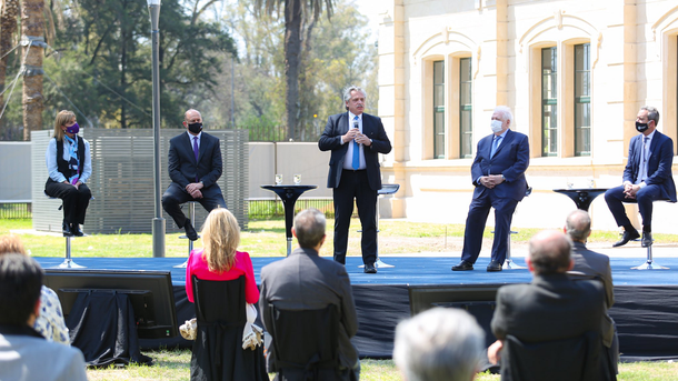 Alberto Fernández en Santa Fe. Foto:&nbsp;@alferdez.