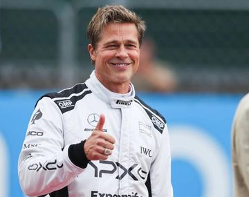 Las imágenes de Brad Pitt en el GP de México que enloquecieron a todos