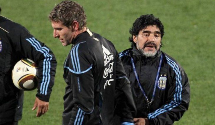 Martín Palermo se emocionó al recordar a Diego Maradona