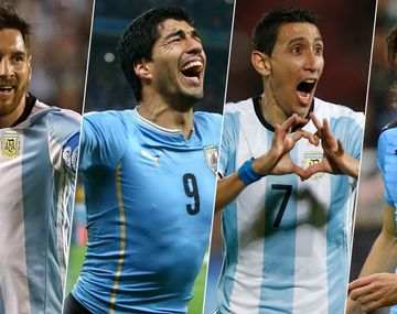 La Selección argentina vale € 200 M más que la de Uruguay