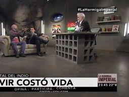 Roberto Pettinato con Paulo Kablan y Fernando Casas en La Hormiga Imperial