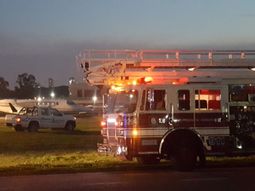 Se despistó un avión en Aeroparque