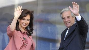 cristina felicito a tabare por el triunfo en los comicios cristina felicito a tabare por el triunfo en los comicios