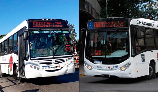 Paro de colectivos de las líneas 448 y 176 por el ataque a balazos un chofer