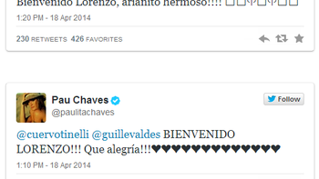 familiares y amigos saludaron a tinelli por la llegada al mundo de lorenzo familiares y amigos saludaron a tinelli por la llegada al mundo de lorenzo