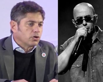 Axel Kicillof se emocionó al despedir a Indio Solari en la Universidad de La Plata