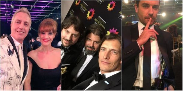 Las selfies de los famosos desde los Martín Fierro