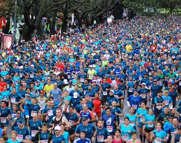 Unas 10 mil personas corrieron el maratón de Buenos Aires