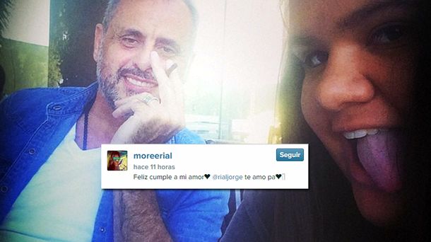 Qué le dijo Morena Rial a su padre por su cumpleaños