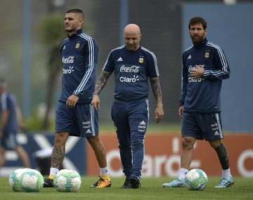 Sampaoli rompió el silencio y habló de la ausencia de Icardi