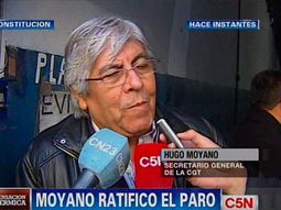 moyano ratifico la medida anunciada para este miercoles moyano ratifico la medida anunciada para este miercoles