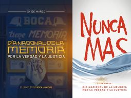 Día de la Memoria: el emotivo mensaje de los cinco grandes del fútbol argentino a 50 años del golpe
