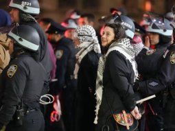 Manifestantes propalestinos en New York fueron desalojados de una universidad 