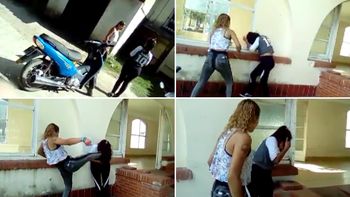 Así fue la pelea entre las dos chicas en Vera, Santa Fe Así fue la pelea entre las dos chicas en Vera, Santa Fe