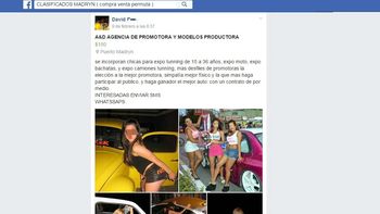 El aviso que solicitaba menores para promociones El aviso que solicitaba menores para promociones