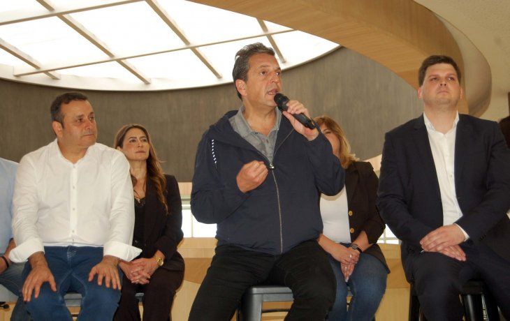 El ministro Sergio Massa en el lanzamiento del Programa Insertar para la Economía del Conocimiento. (Foto gentileza Télam)&nbsp;