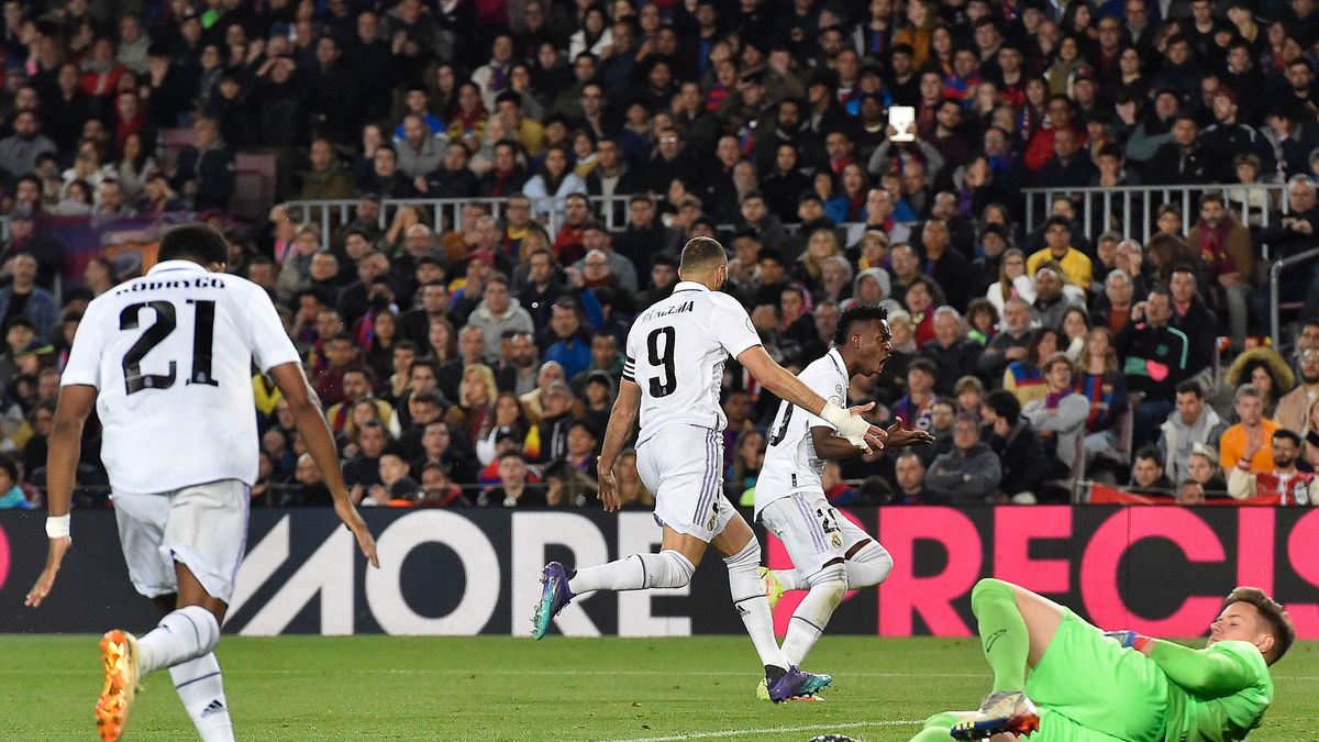 Real Madrid goleó 4-0 a Barcelona y se metió en la final