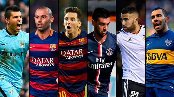 Seis argentinos son candidatos al Balón de Oro