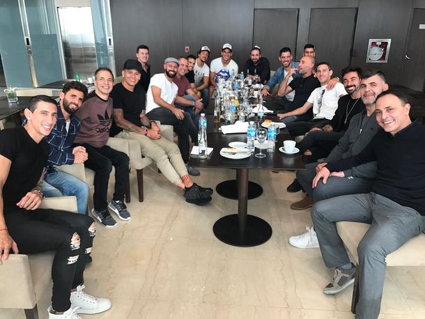 Los jugadores argentinos en la previa al casamiento de Messi y Antonella