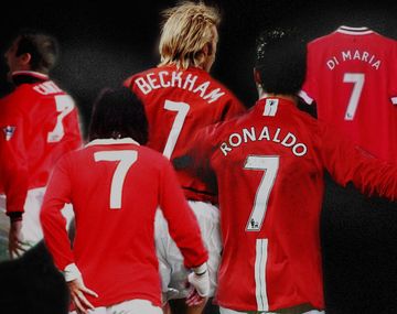 Ángel Di María usará la pesada número 7 del Manchester