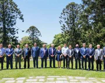 Alberto Fernández recibió a 13 gobernadores en Olivos